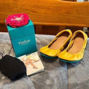 Mustard Yellow Tieks sandals